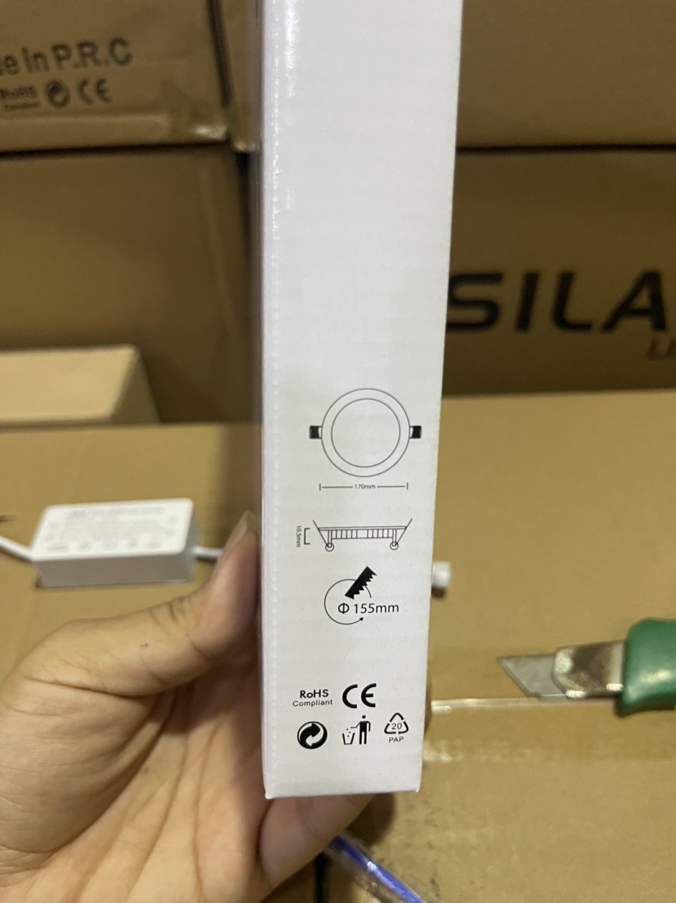 Đèn Led âm trần Panel 12W