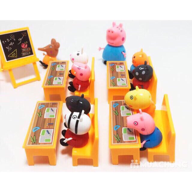 Bộ đồ chơi xếp hình Lớp học heo Peppa Pig