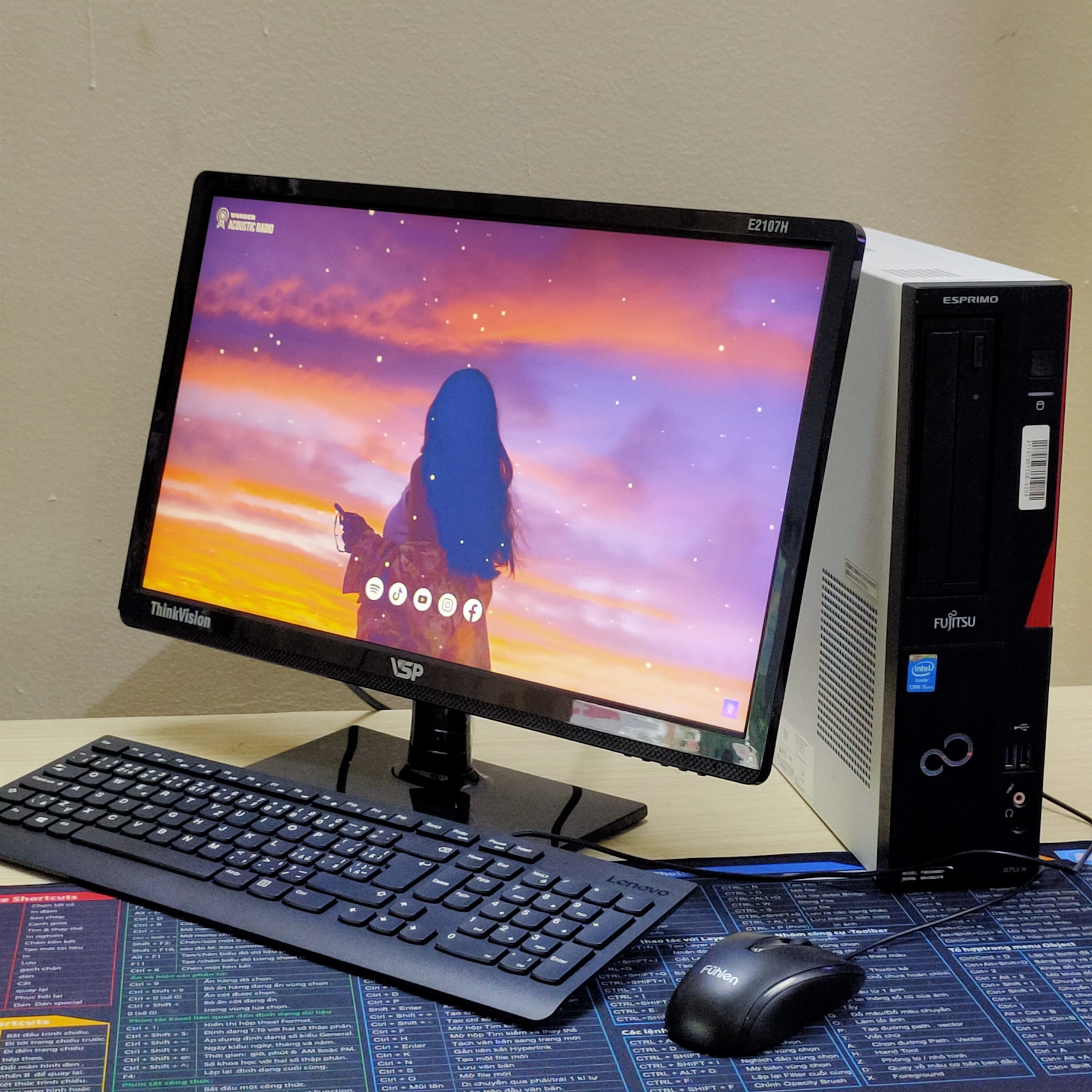 Màn hình LED VSP 21 inch E2107H - Hàng chính hãng