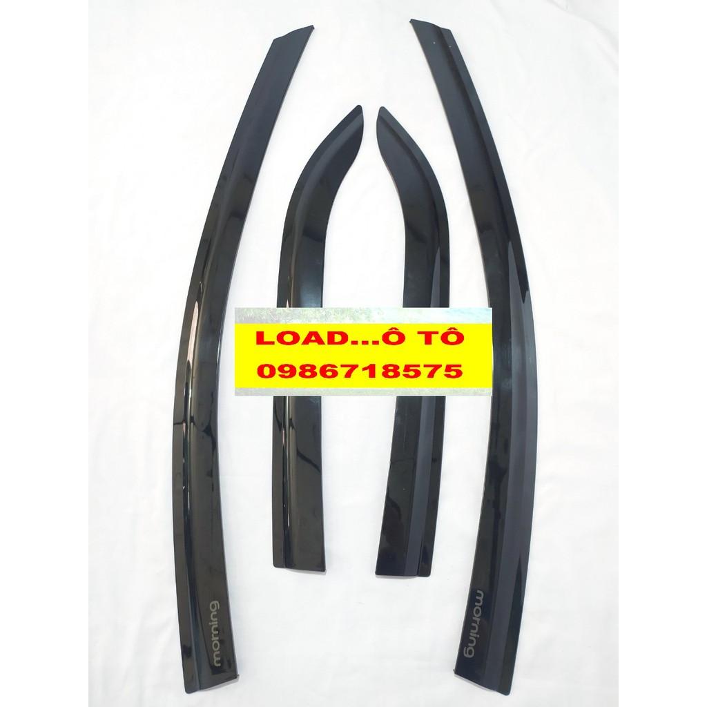 Vè che mưa Xe KIA Morning 2013-2020 nhựa ABS cao cấp, Có Trang Bị Sẵn Keo Dán 3M