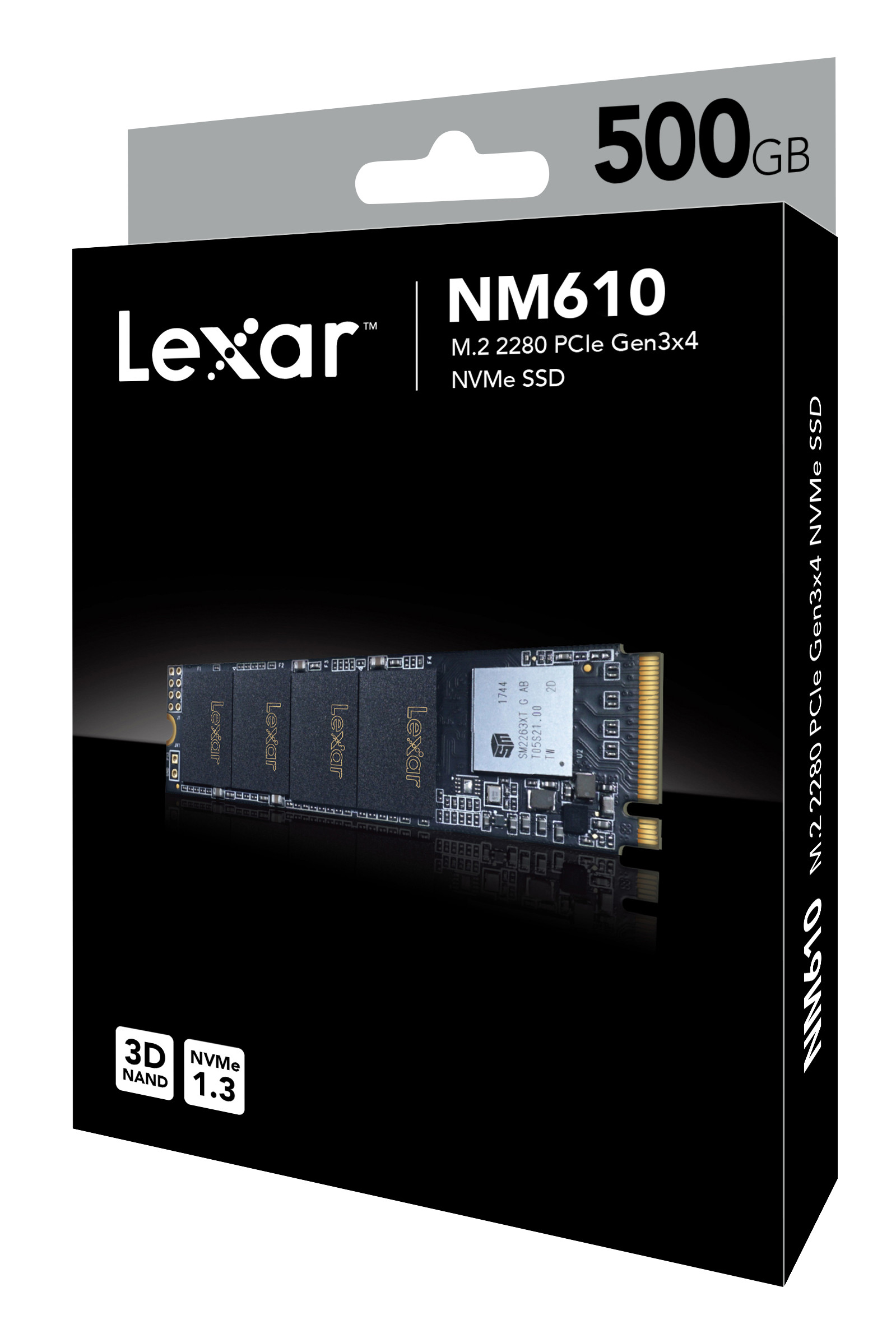 Ổ Cứng SSD Lexar NM610 M.2 2280 NVMe 500GB - Hàng Chính Hãng