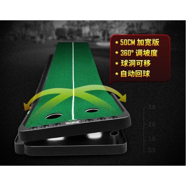 Thảm tập golf Putting 360 độ trong nhà mini luyện cú gạt bóng hiệu quả TT010