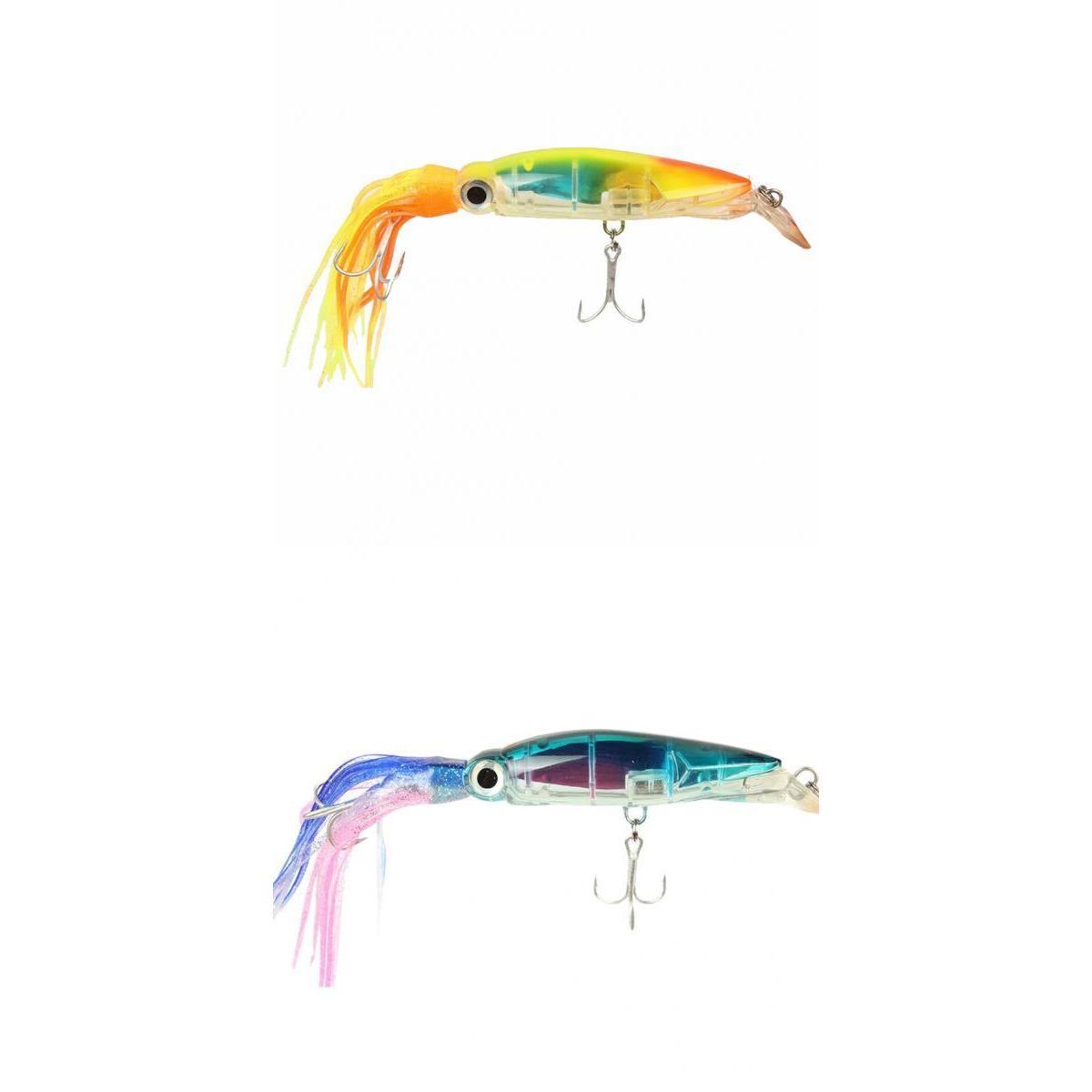 2Pcs Squid Jig Fishing Tackle Bait Hook Tuna Marlin Trolling Lure 24cm