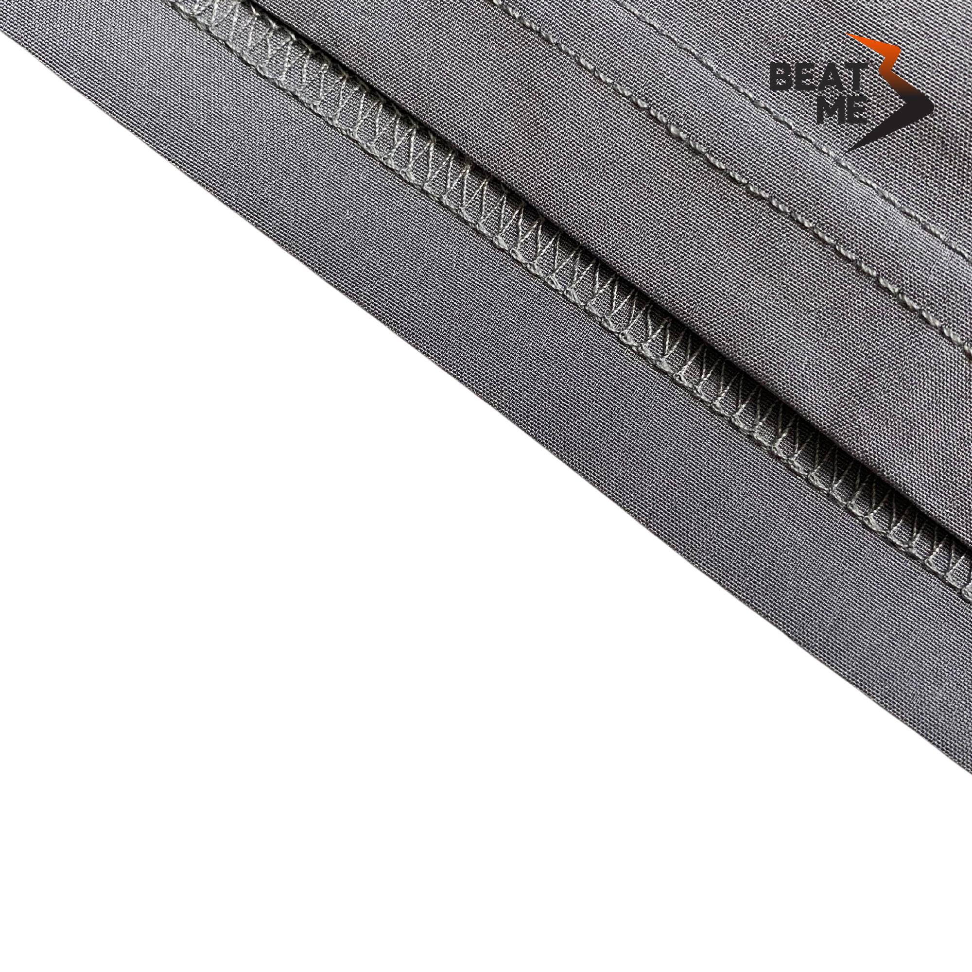 Quần Đùi Nam Thể Thao Tập Gym Màu Xám Beatme Vải Trơn Lưng Chun Bản To Mau Khô Thấm Hút Mồ Hôi Ngắn Trên Gối Mùa Hè