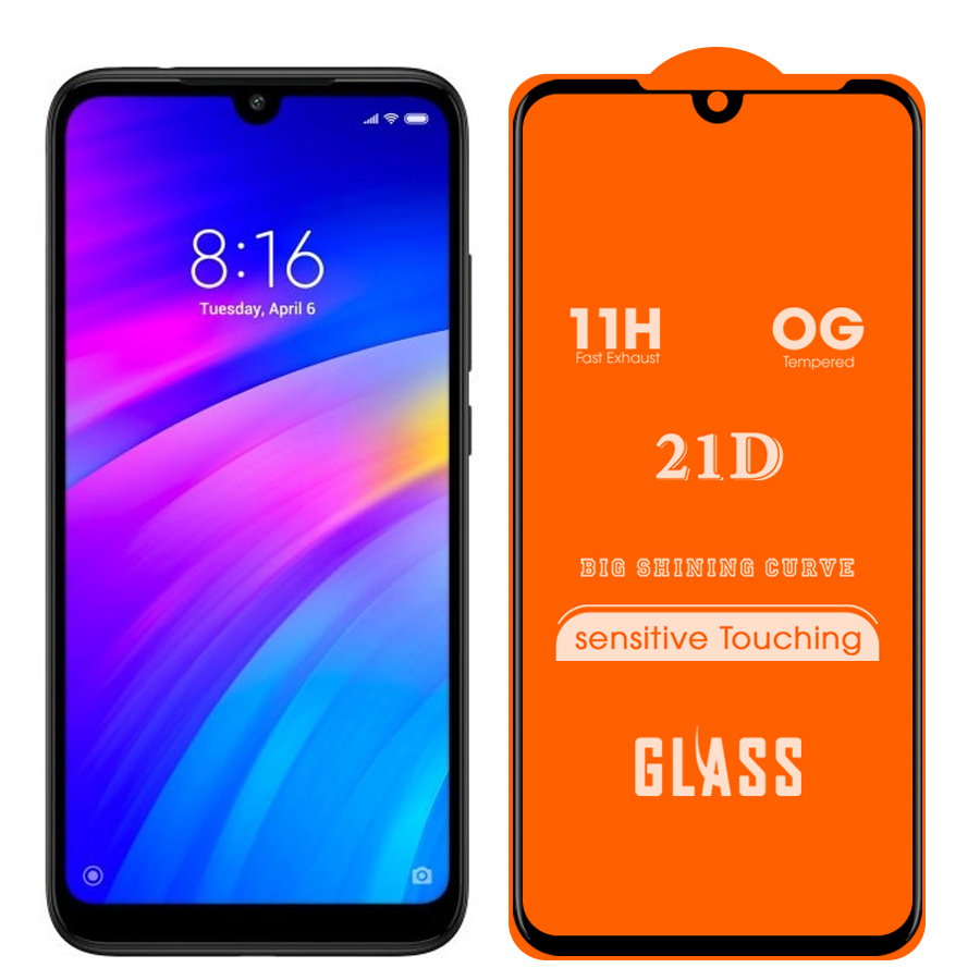 Kính Cường Lực 21D cho XIAOMI REDMI 7 Full Keo Màn Hình SIÊU BỀN, SIÊU CỨNG, ÔM SÁT MÁY- HANDTOWN- HÀNG CHÍNH HÃNG