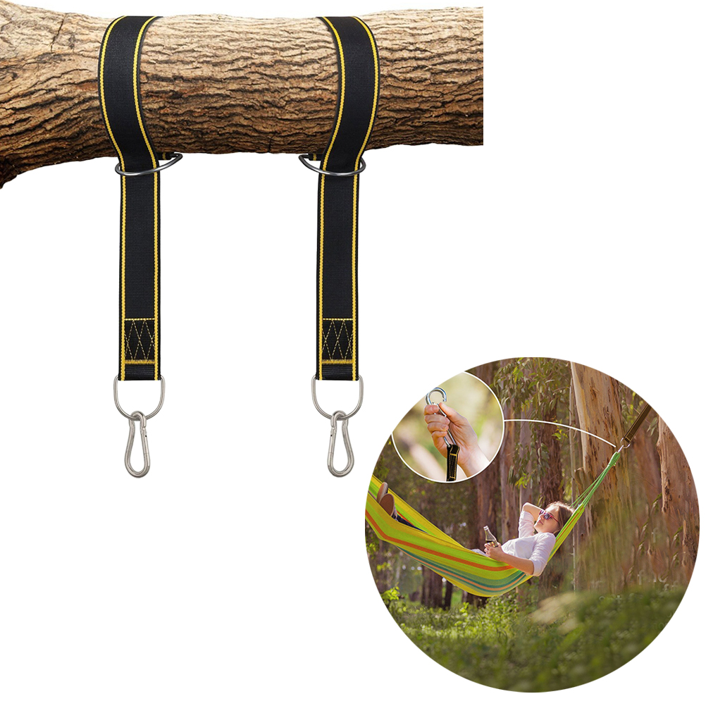 2 Pin 5X150CM Võng Cây Dây Nylon Võng Cây Dây Treo Với Móc Treo