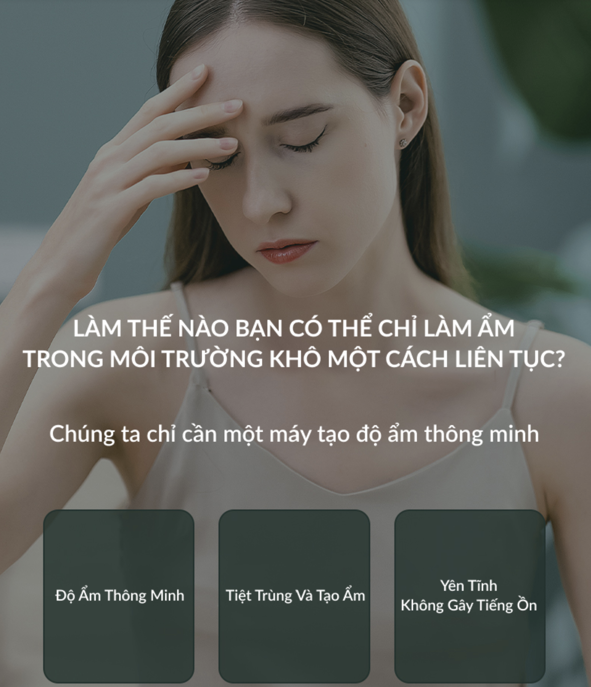 Máy Lọc Không Khí Tạo Ẩm Xiaomi Lydsto H303 Khử Trùng Thông Minh, Điều Khiển Bằng Cảm Biến - Hàng Chính Hãng