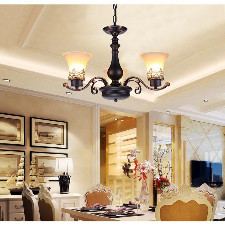 Đèn chùm - đèn trang trí phòng khách cao cấp Royal lamp kèm bóng LED chuyên dụng