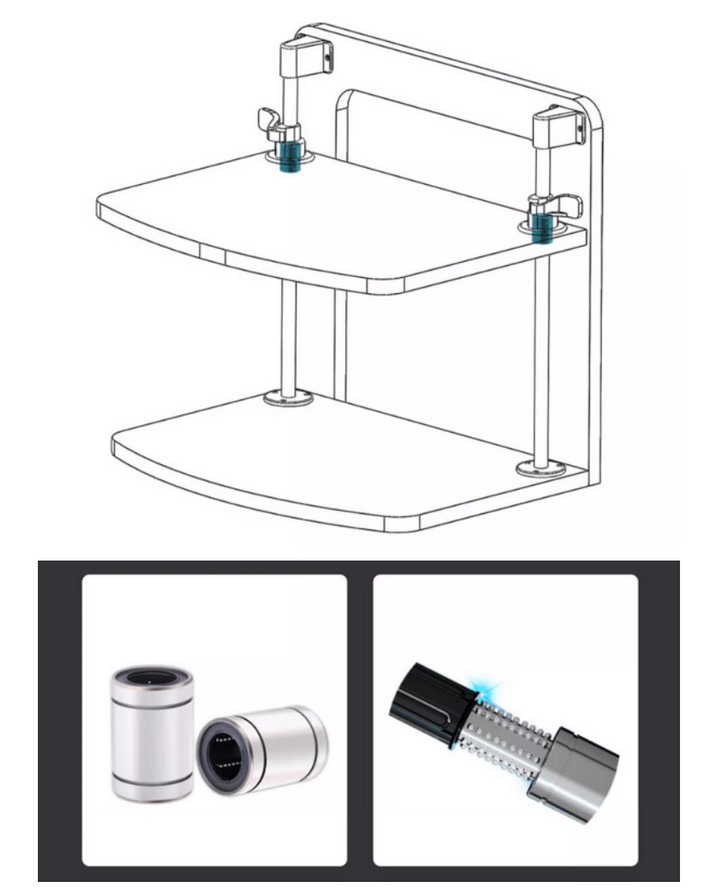 Giá Đỡ Màn Hình Máy Tính Nâng Hạ Booster Space Desk - Home and Garden