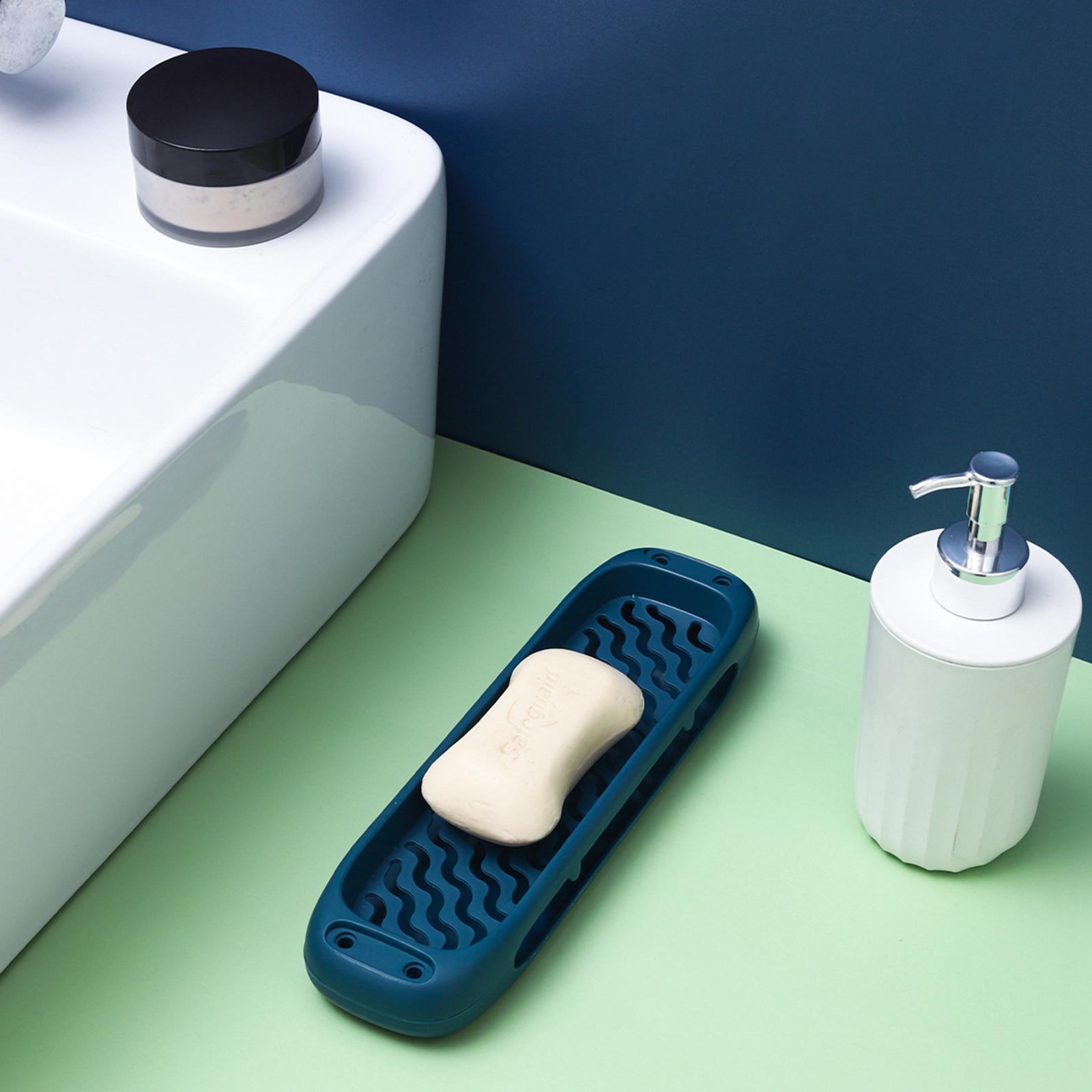 Kitchen Sink Sponge holder Caddy Organizer Dark Gray