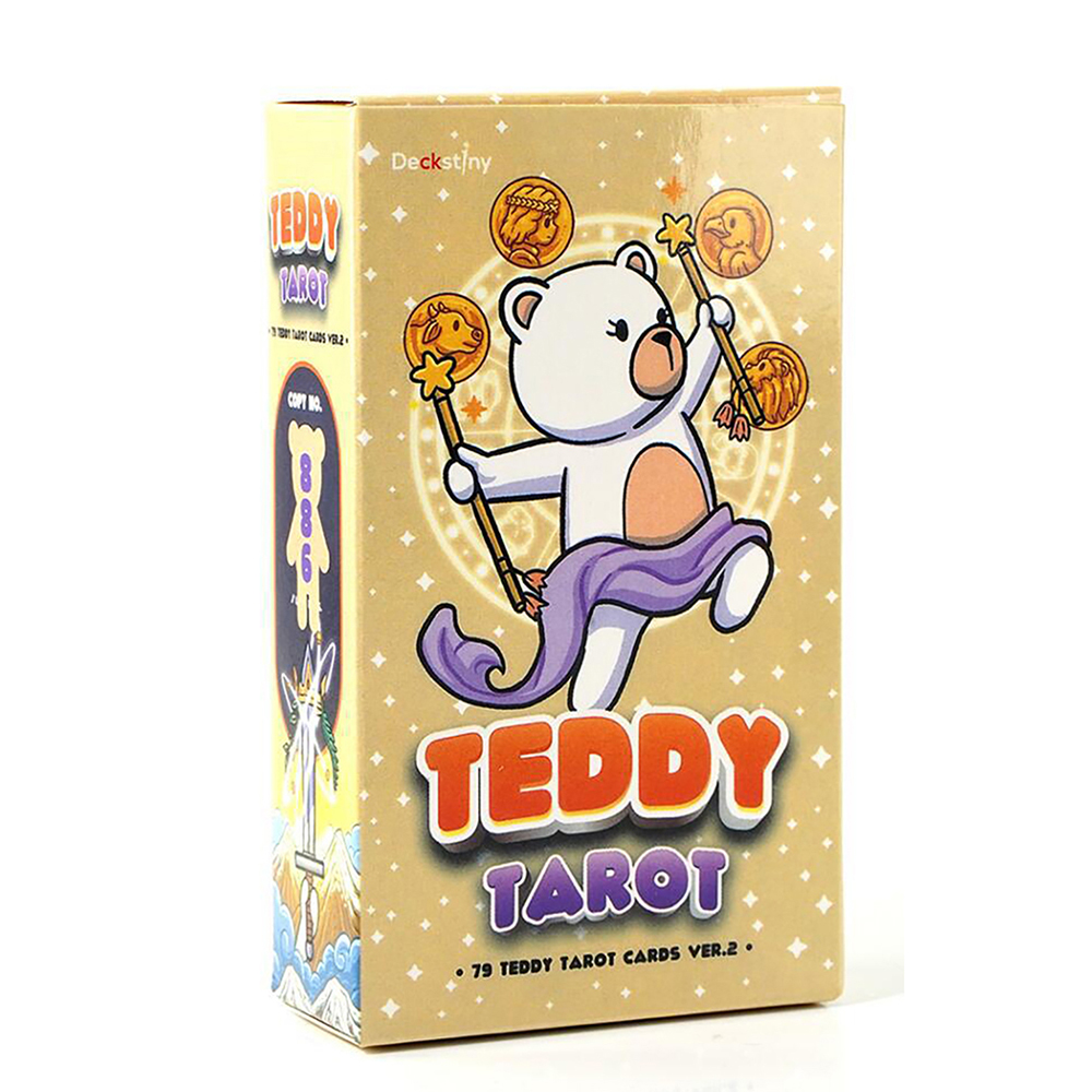 Bộ Bài Teddy Tarot 78 Lá Bài Đá Thanh Tẩy