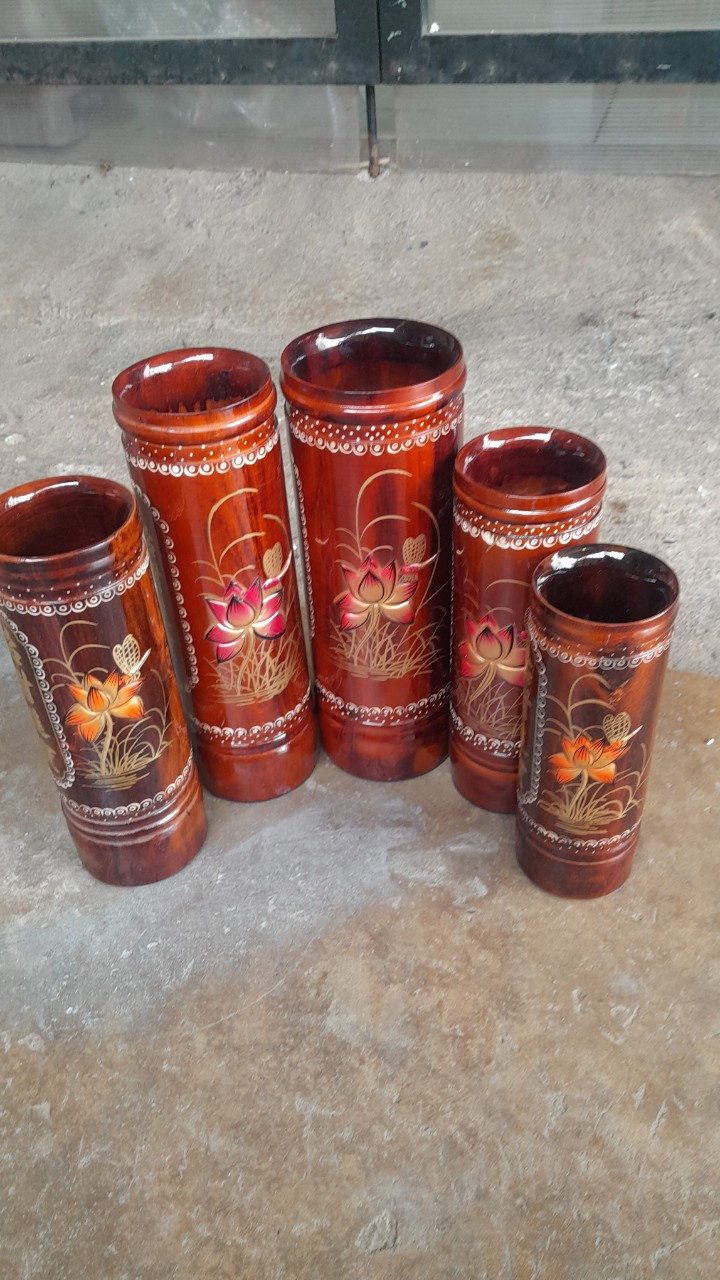 Ống Nhang gỗ cao cấp cao 25cm