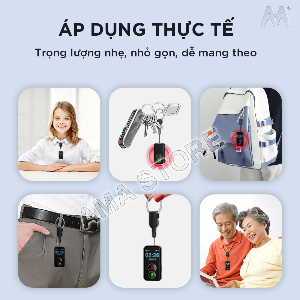 Định vị GPS không dây Thông minh FA81 Dành cho Trẻ em, Học sinh, Người già, Hàng hóa, Ô tô, Xe máy Hàng nhập khẩu