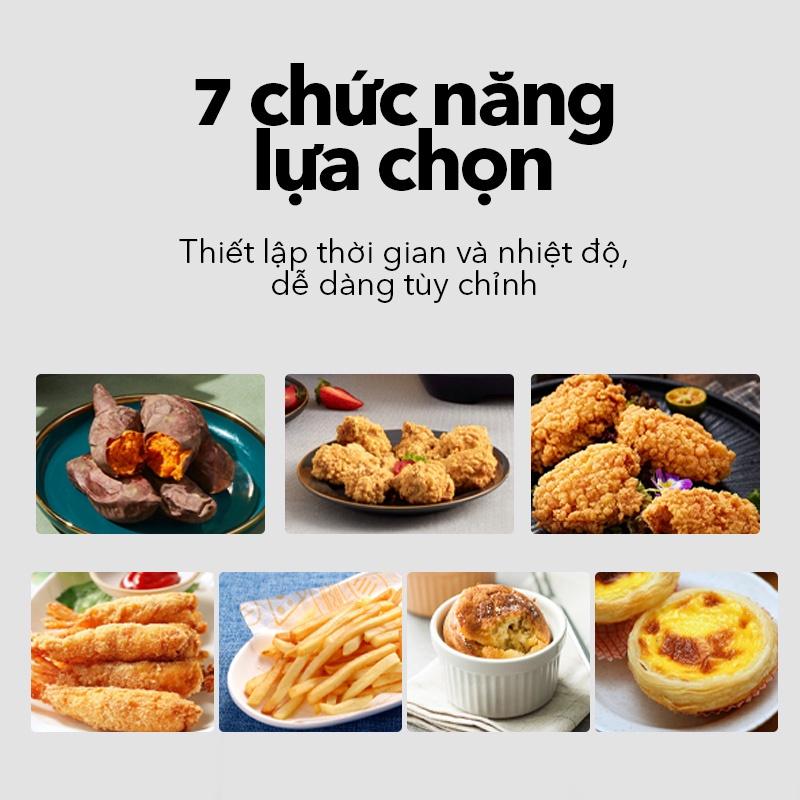 Nồi chiên không dầu SAMONO SW-AFBE04 dung tích 4L màn hình cảm ứng 7 chế độ nấu - Hàng chính hãng