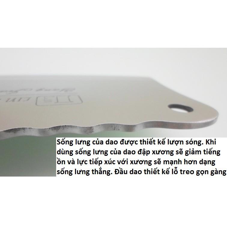 Dao chặt xương chặt gà vịt băm thịt D1 Dao Inox chặt xương siêu bền bỉ an toàn D1