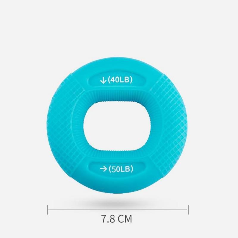 Silicone điều chỉnh tay cầm tay 20-80lb nắm tay ngón tay cỗ tay vỗ tay xe hơi mở rộng cơ bắp tập thể dục tập thể dục thể dục Color: F Blue 40 LB 1PCS