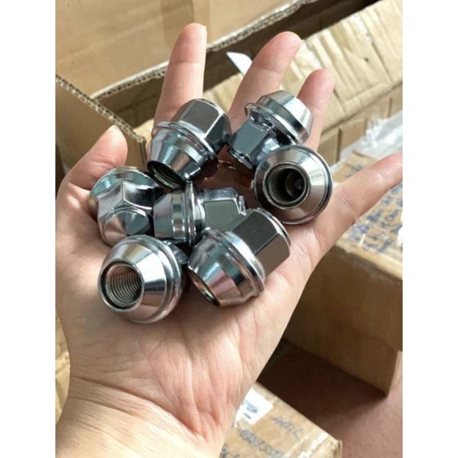 Ốc đúc nguyên khối, ốc lazang bánh xe ô tô- size 19, ren 1.5