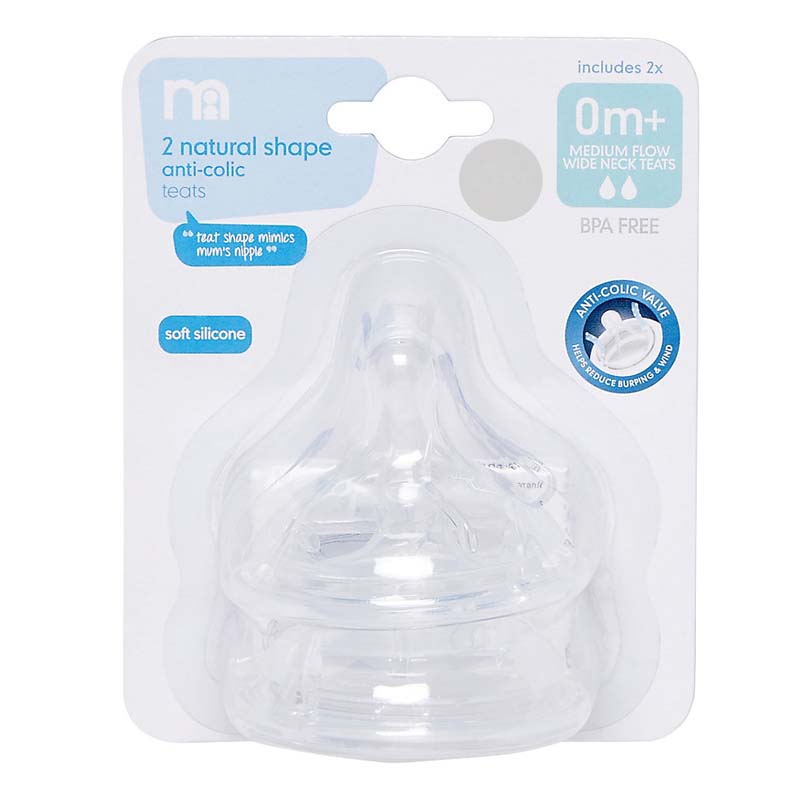 Núm Ty Mothercare - Trắng Trong (2 Cái)