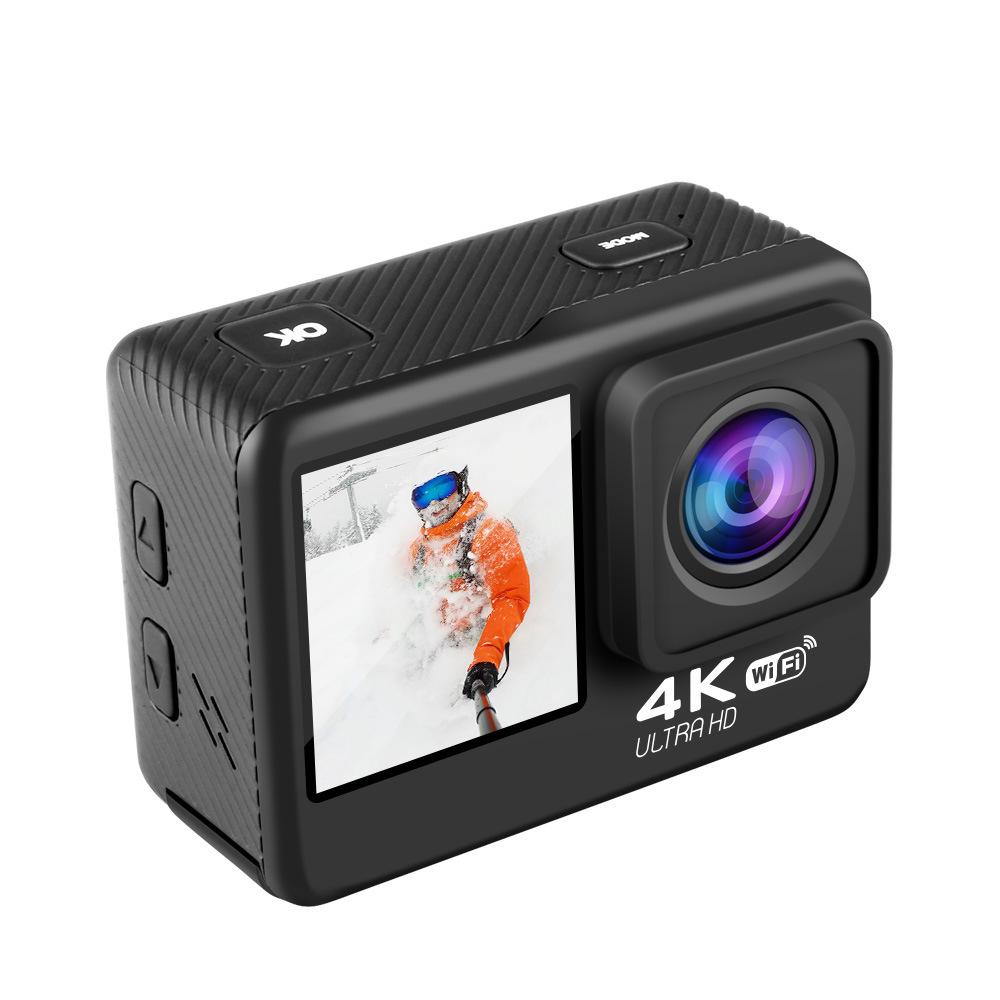 Camera hành động 4K 60FPS 24MP 2.0 LCD cảm ứng EIS Màn hình kép WiFi Điều khiển từ xa chống nước 4X Go S9Pro Đầu ghi hình thể thao