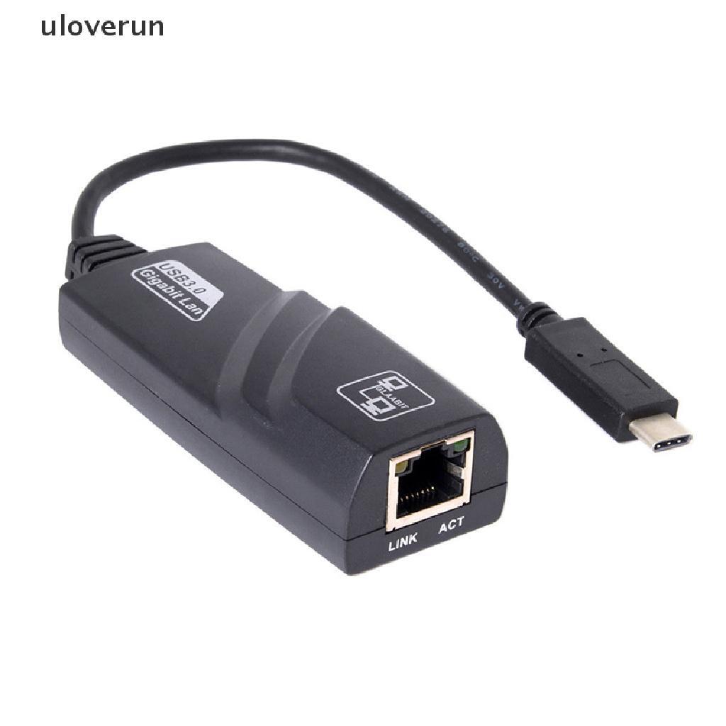 Dây Cáp Chuyển Đổi uloverun 1000Mbps USB-C Sang RJ45 Gigabit Ethernet LAN