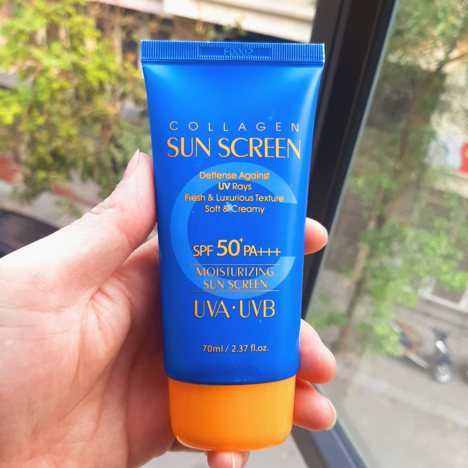 Kem chống nắng vật lý 3W Clinic Collagen Sun Screen SPF50+ Hàn Quốc 70ml