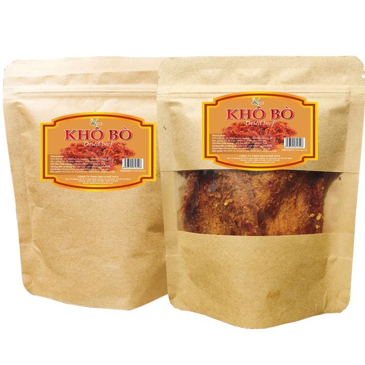 0,5 KG KHÔ BÒ MIẾNG CHẤT LƯỢNG HIỆU SK FOOD