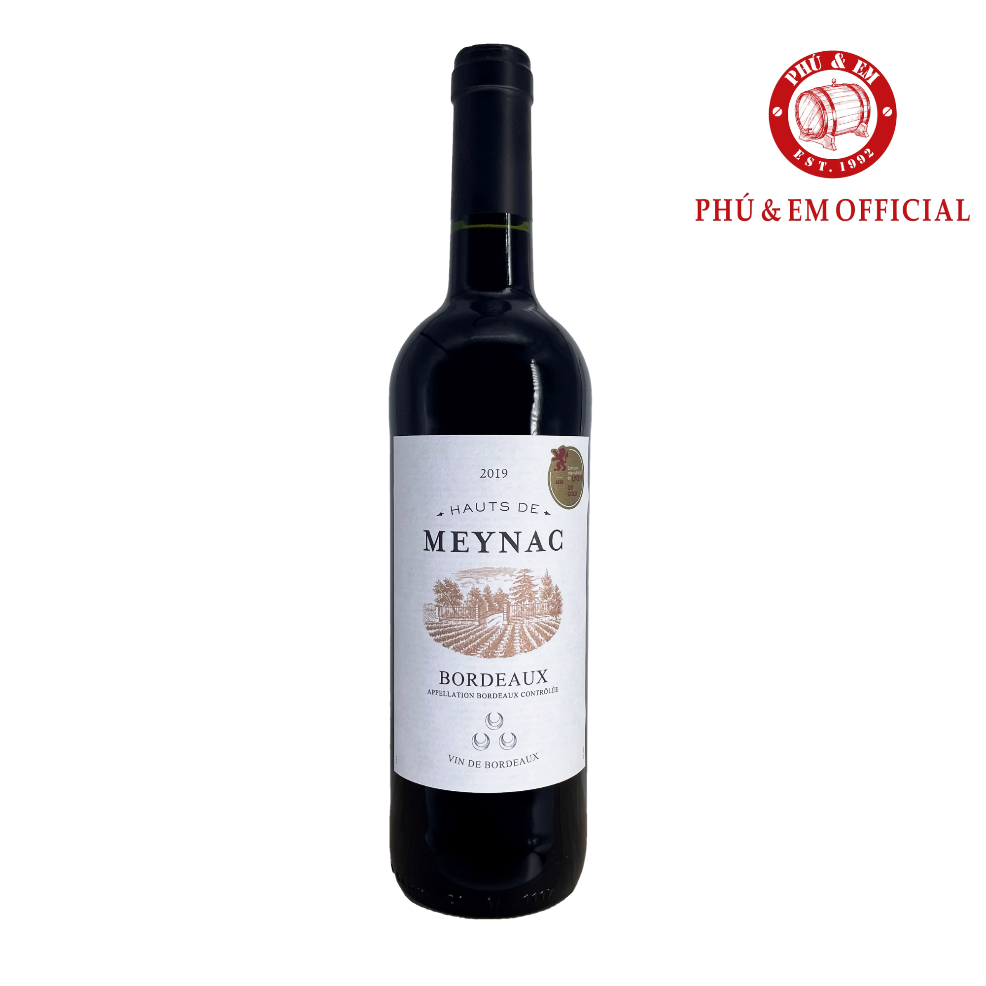 Rượu Vang Đỏ Pháp Hauts de Meynac Bordeaux