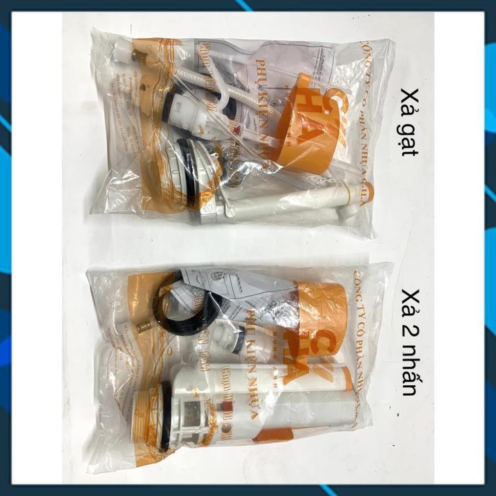 Bộ Xả Gạt Bồn Cầu Xi e Vàng Hùng Anh
