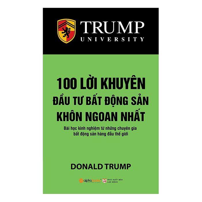 Sách Combo 100 Lời Khuyên Đầu Tư Bất Động Sản Khôn Ngoan Nhất + Đầu Tư Bất Động Sản - Alphabooks - BẢN QUYỀN