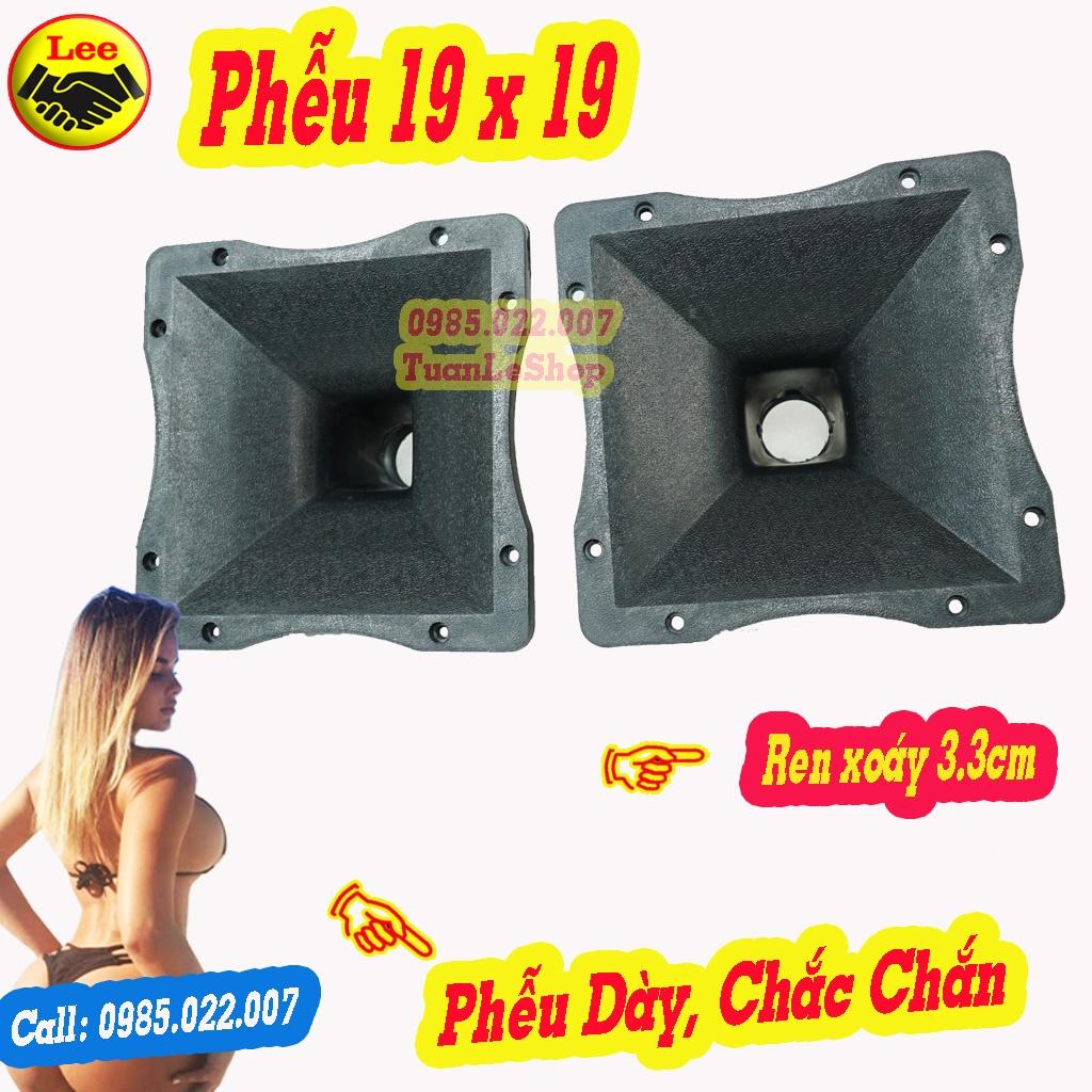 01 PHỄU LOA TREBLE 19X19CM CH VÂN SẦN – HỌNG LOA TREP 19X19 – GÁI 01 PHỄU