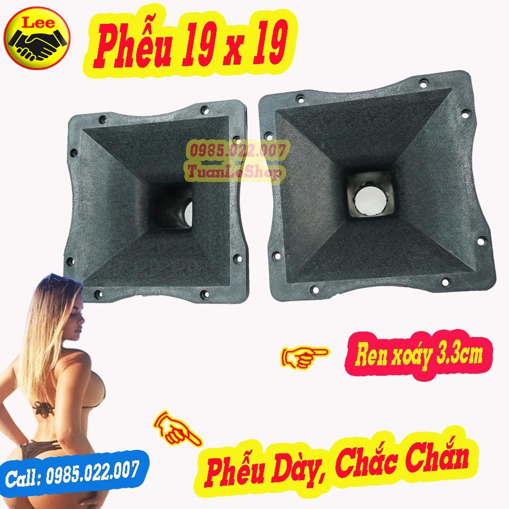 01 PHỄU LOA TREBLE 19X19CM CH VÂN SẦN  – HỌNG LOA TREP 19X19 – GÁI 01 PHỄU