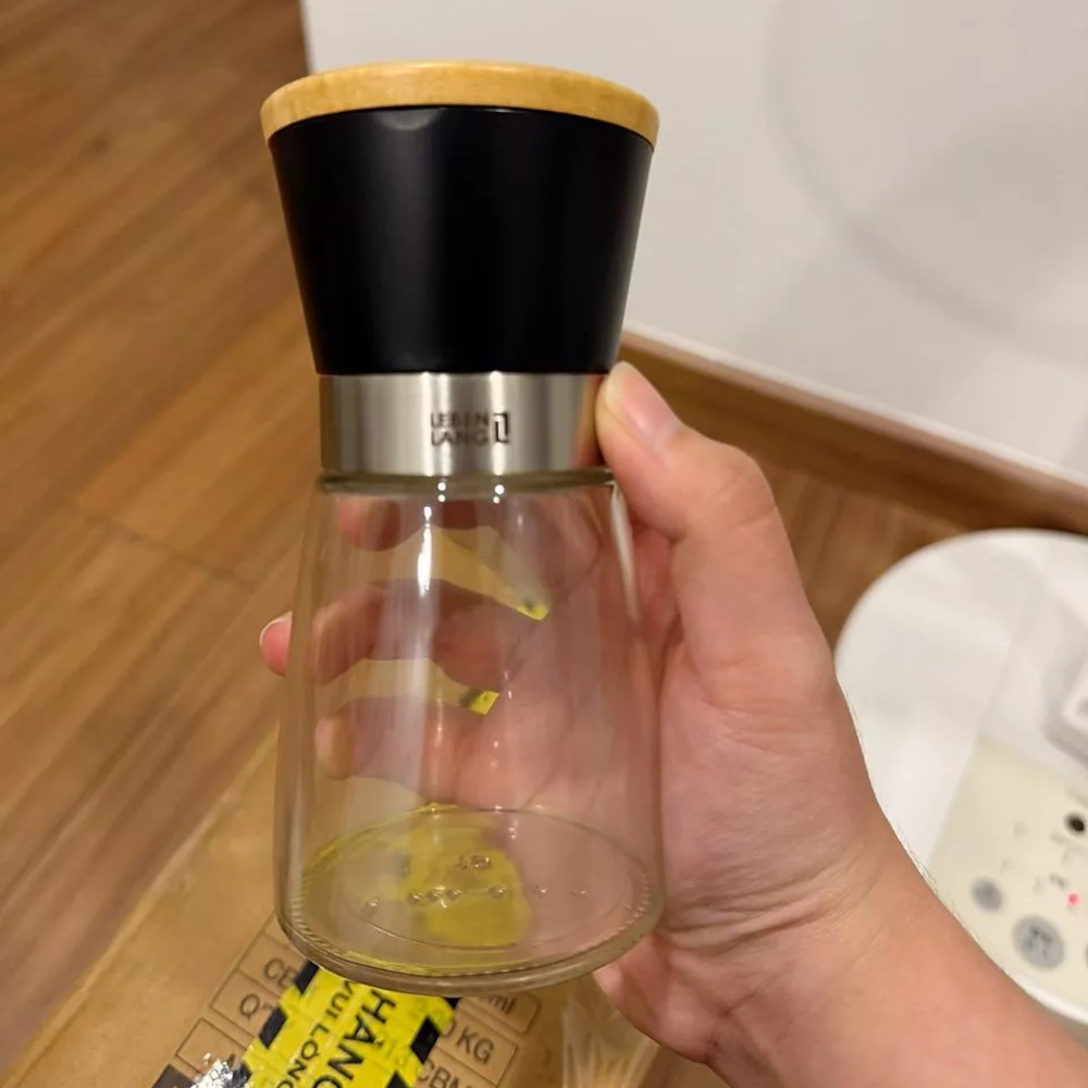 Dụng cụ xay tiêu cầm tay thủy tinh Lê Bên Làng LBL9595 dung tích 170ml nhỏ gọn tiện lợi