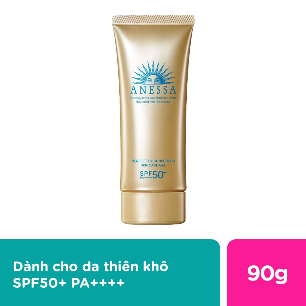 Gel Chống Nắng Anessa Dưỡng Ẩm Bảo Vệ Hoàn Hảo Perfect UV SPF50+ PA++++ 90g