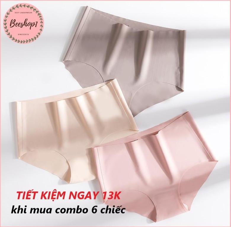 Combo 3 quần lót su non tàng hình gen bụng không viền siêu mát mùa hè QS74 - giao màu ngẫu nhiên