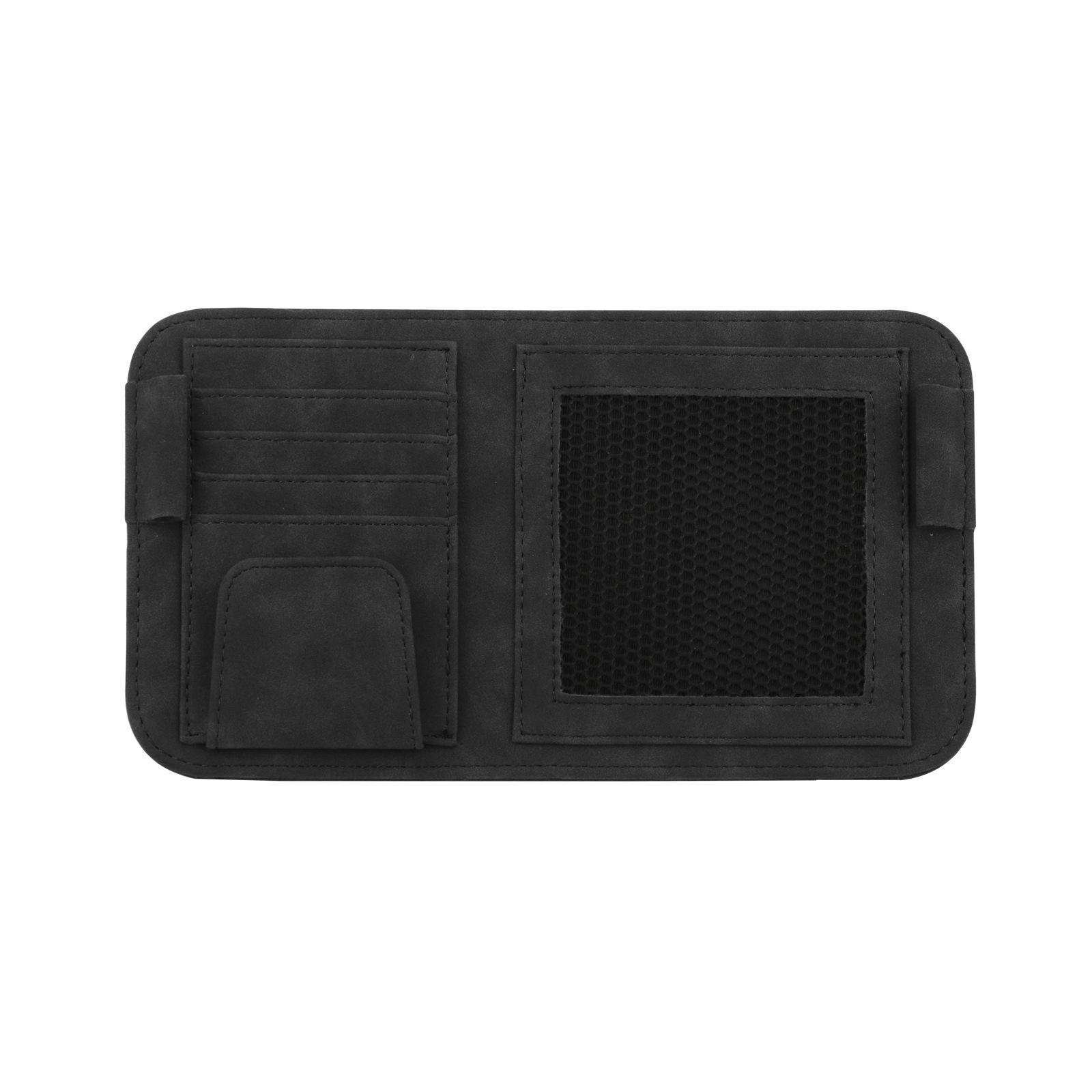 Car Sun Visor Organizer Sun Visor Pouch Multifunctional Storage Pocket Visor Storage Bag for Storing Cards SUV Truck Men Women