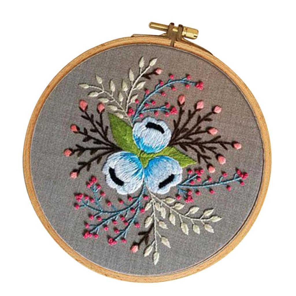 1 Set DIY Embroidery Starter Kits with Pattern Sewing Crafts for Beginner A3