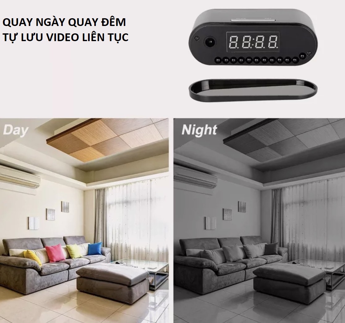 Camera quan sát từ xa qua điện thoại, tự động quay lưu