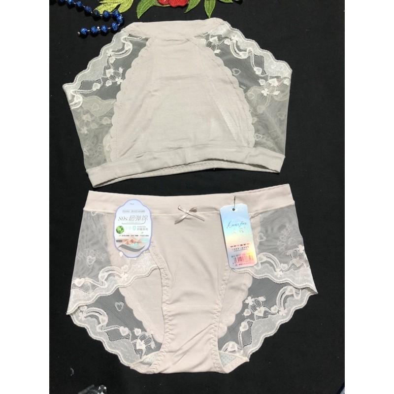 Quần lót nữ cotton phối ren set5c cao cấp, quần chíp nữ chất đẹp