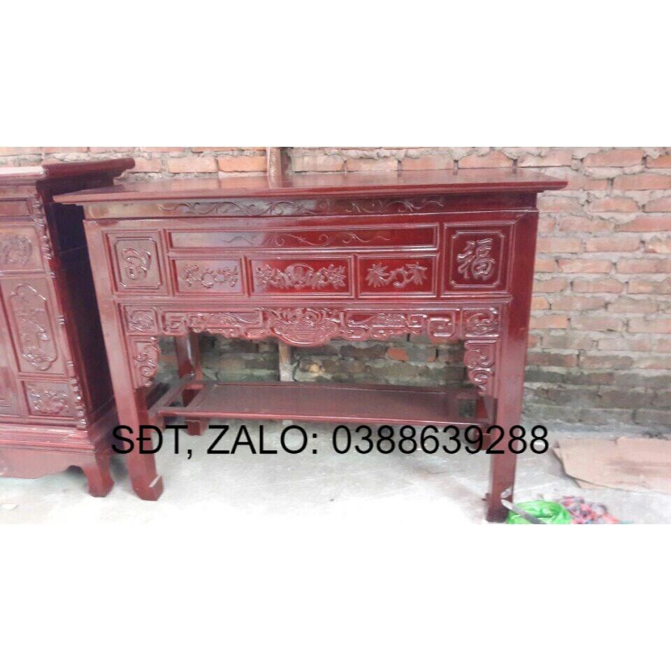 Án thờ gỗ nhãn giá thật