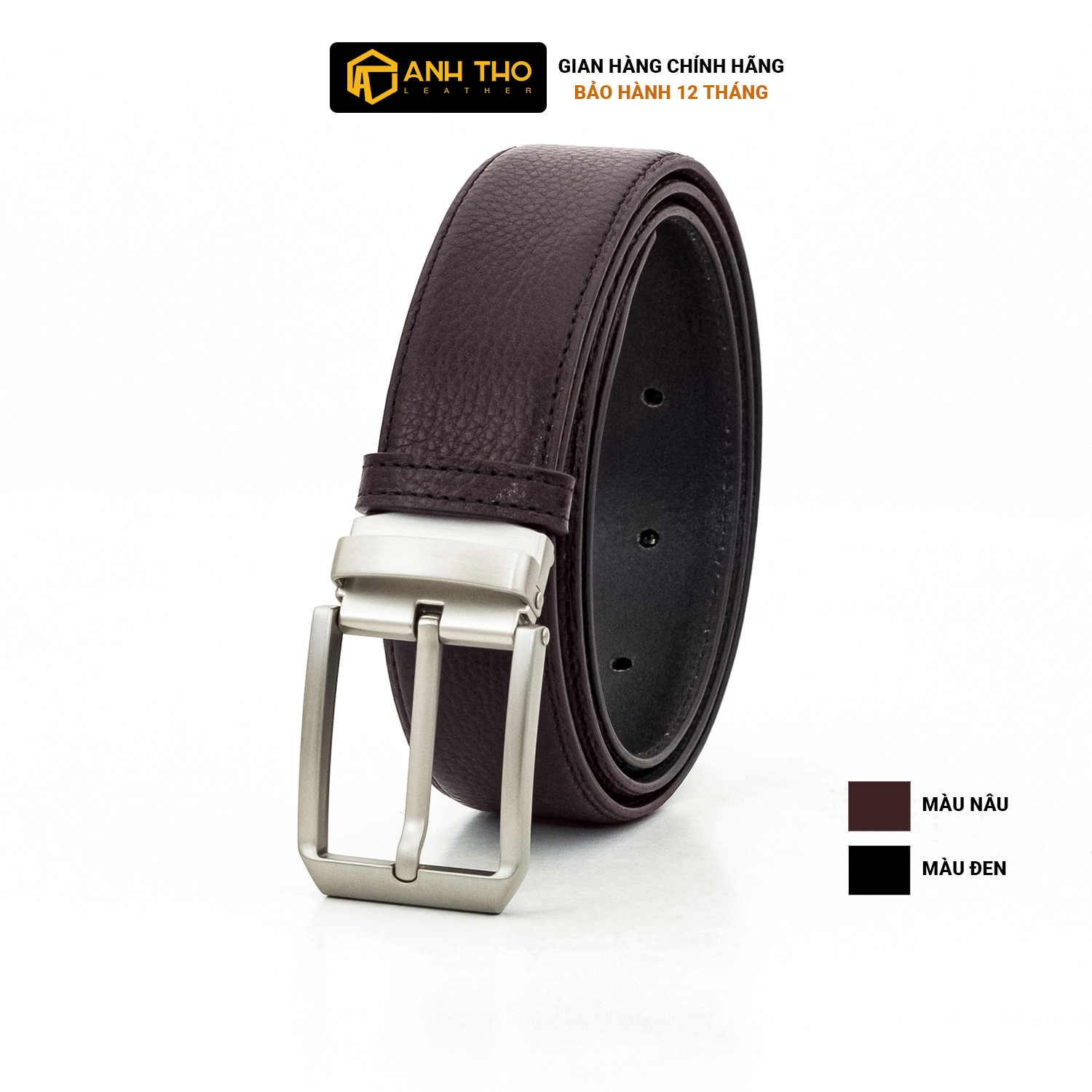 Thắt lưng da bò M2KK35-07 | Anh Tho Leather