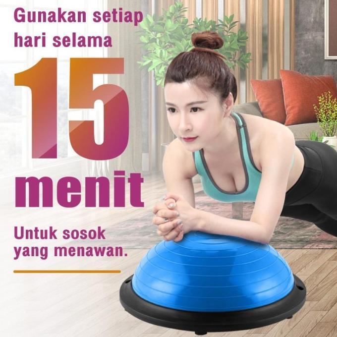 Bóng Cân Bằng Bosu Tập Yoga Phòng Gym 6006N 46 - 58 CM