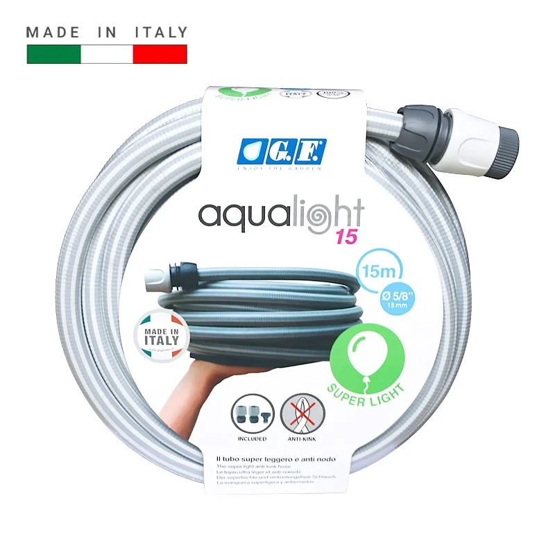 Bộ ống tưới cây 15 mét AquaLight GF7151 hàng của Ý