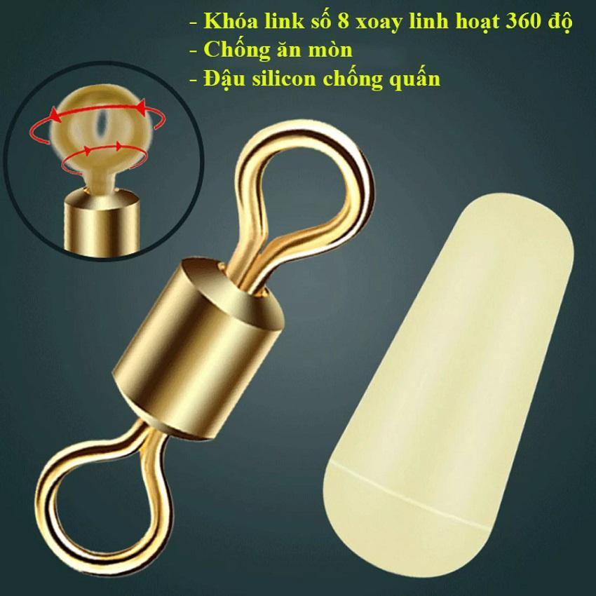 Dây Trục Câu Đài,Câu Đơn Buộc Sẵn Cao Cấp Cước Câu Cá Tàng Hình SDC-1