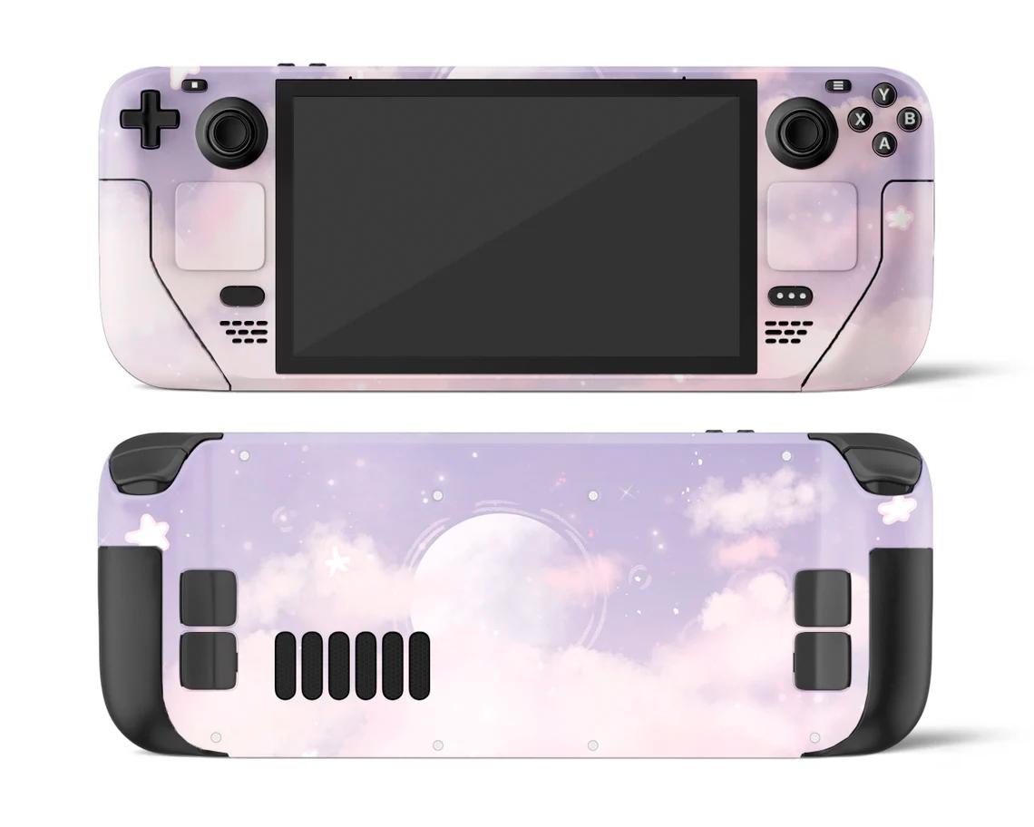 Skin decal dán Steam Deck mẫu Purple Clouds