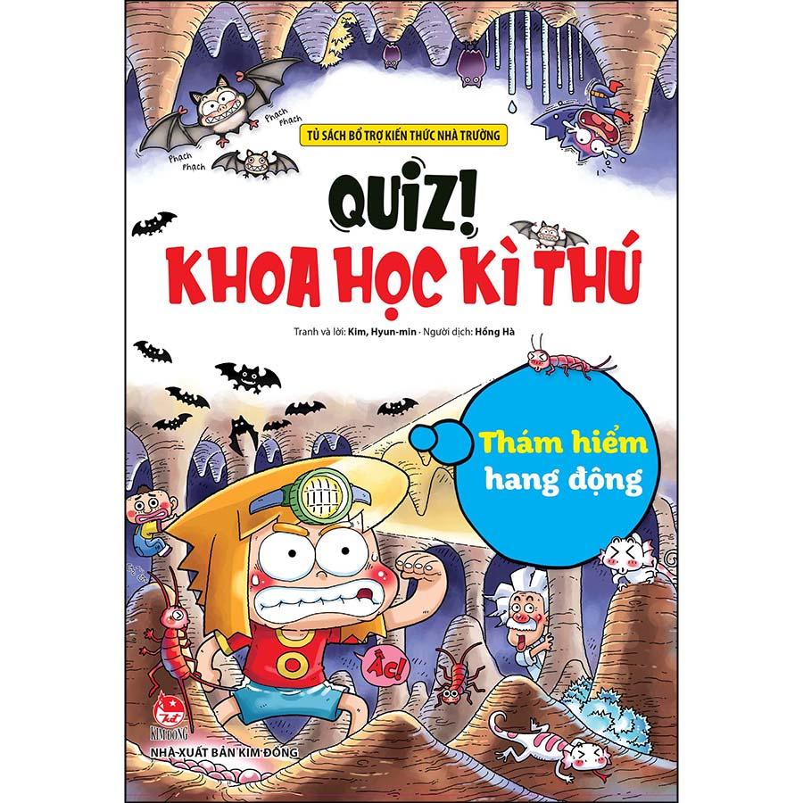 Combo 5 Cuốn - Quiz! Khoa Học Kì Thú: Thực Phẩm Dinh Dưỡng + Khủng Hoảng Rác Thải + Dậy Thì Giới Tính + Thám Hiểm Hang Động + Khám Phá Trái Đất