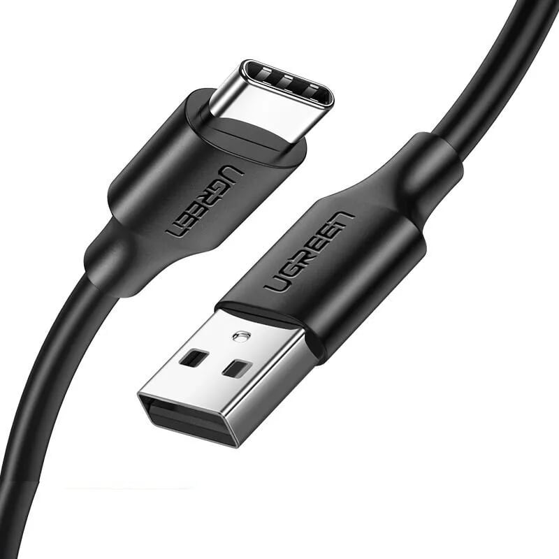 Cáp USB-A sang Type C cao cấp 1M màu Đen Ugreen UC60116US288 Hàng chính hãng