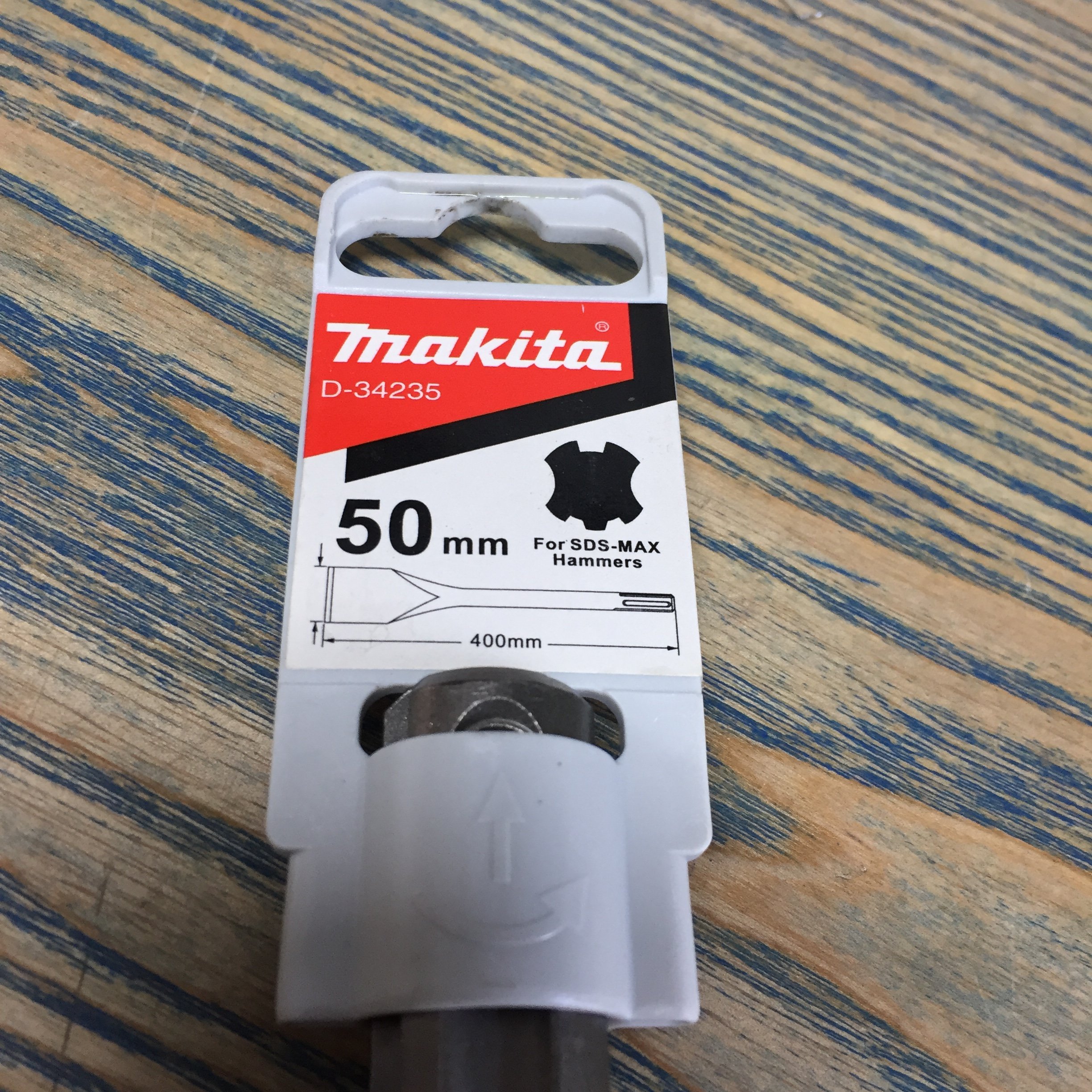 Mũi đục dẹp SDS-MAX 50x400mm Makita 