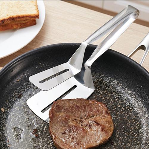 Kẹp Gắp Nóng Thức Ăn Bản To - Kẹp Gắp, Lật Thịt Nướng, Đồ Chiên Rán Inox Đa Năng - Hàng Loại 1