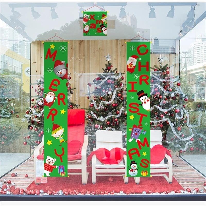 Set 3 Phụ Kiện Treo Trang Trí Giáng Sinh Hình Ông Già Noel / Người Tuyết