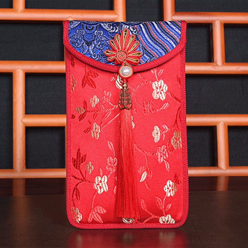 Bao lì xì vãi gấm Cao Cấp họa tiết lộng lẫy